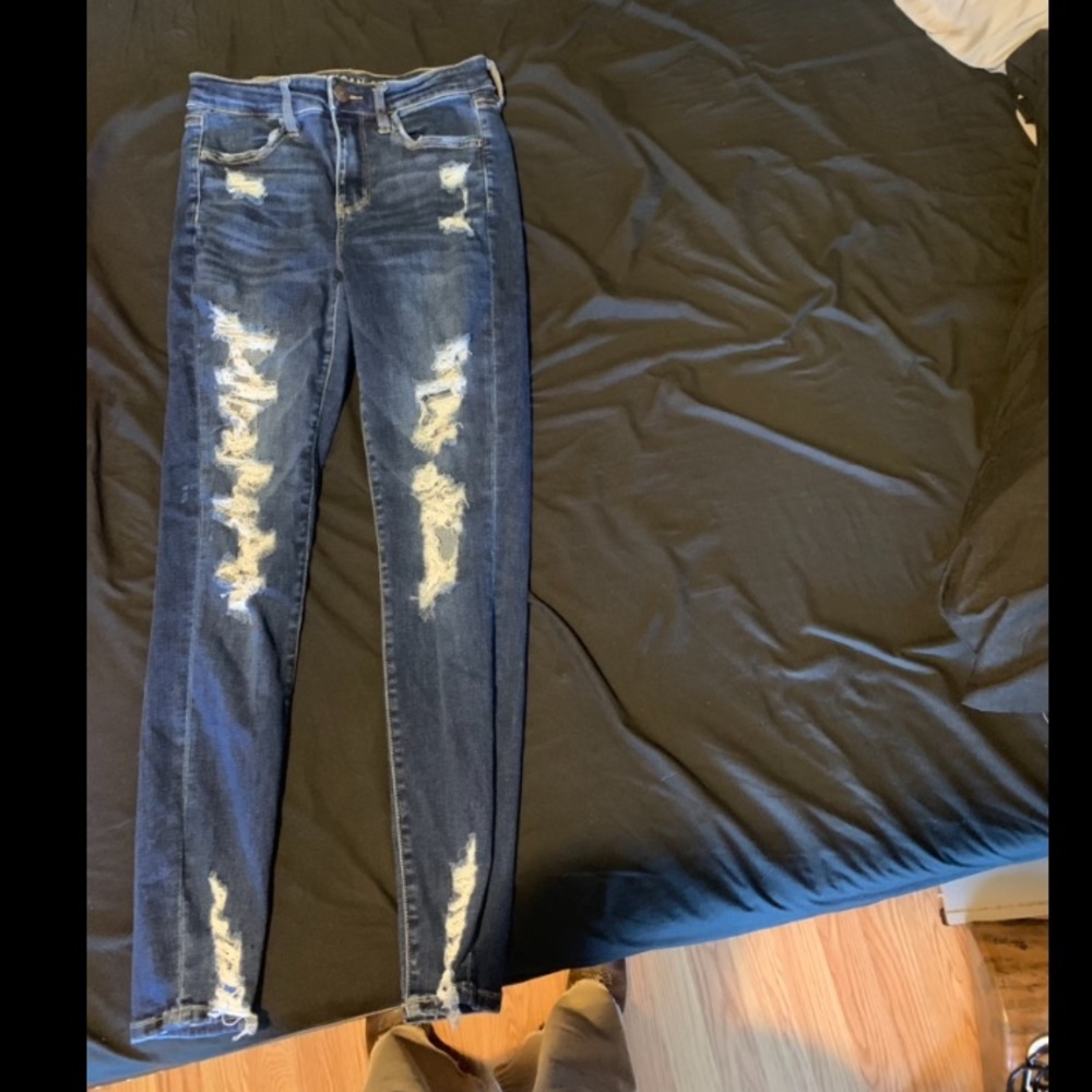 Hi-rise Denim Jeggings